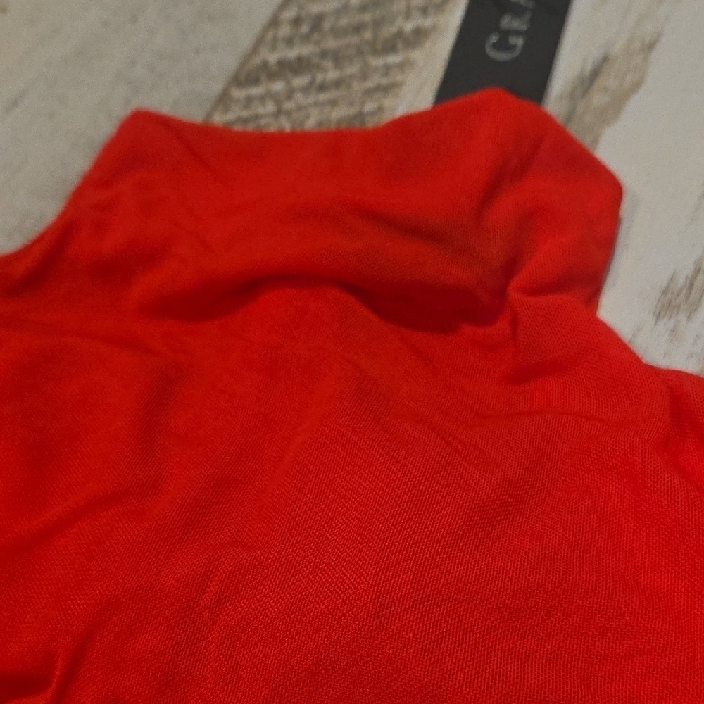 Gracia Bold Red Ruffled Blouse - Picture 4 of 8